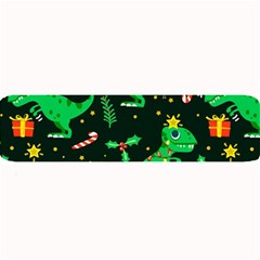 Christmas Funny Pattern Dinosaurs Large Bar Mat by Ket1n9