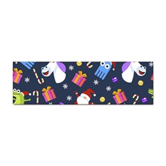 Colorful Funny Christmas Pattern Sticker Bumper (100 Pack) by Ket1n9