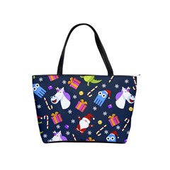 Colorful Funny Christmas Pattern Classic Shoulder Handbag by Ket1n9