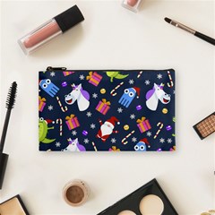 Colorful Funny Christmas Pattern Cosmetic Bag (small) by Ket1n9