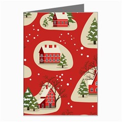 Christmas New Year Seamless Pattern Greeting Card