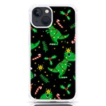 Christmas Funny Pattern Dinosaurs iPhone 13 TPU UV Print Case Front