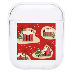 Christmas New Year Seamless Pattern Hard Pc Airpods 1/2 Case by Ket1n9