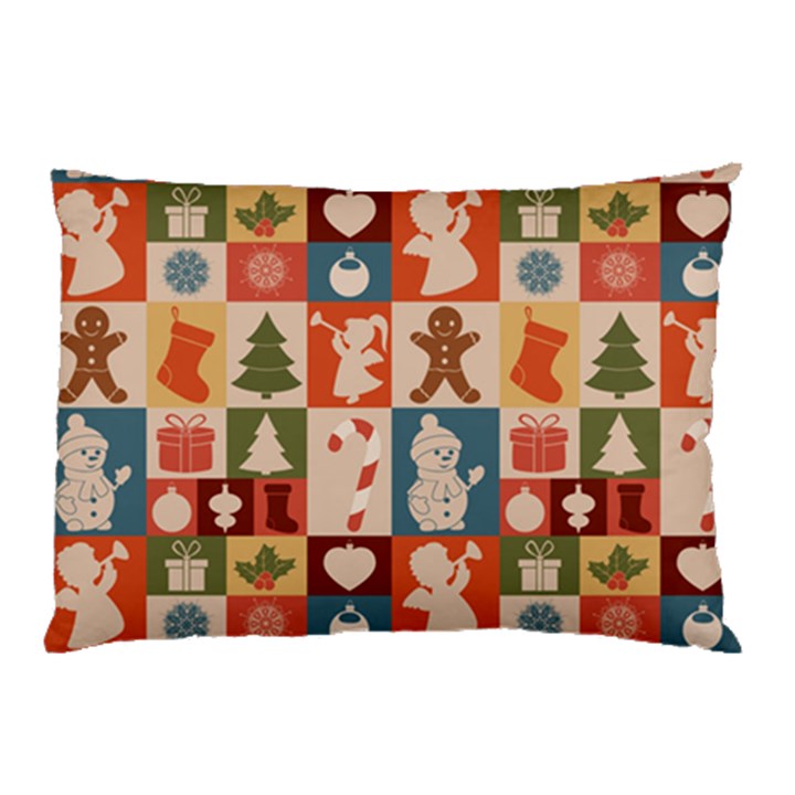 Cute Christmas Seamless Pattern Vector  - Pillow Case (Two Sides)