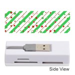 Christmas Paper Stars Pattern Texture Background Colorful Colors Seamless Memory Card Reader (Stick) Front