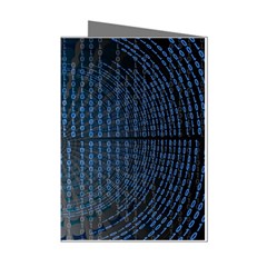 Data Computer Internet Online Mini Greeting Cards (pkg Of 8) by Ket1n9