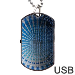 Data Computer Internet Online Dog Tag Usb Flash (two Sides) by Ket1n9