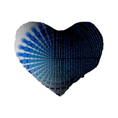 Data Computer Internet Online Standard 16  Premium Heart Shape Cushions by Ket1n9