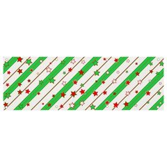 Christmas Paper Stars Pattern Texture Background Colorful Colors Seamless Banner And Sign 9  X 3  by Ket1n9