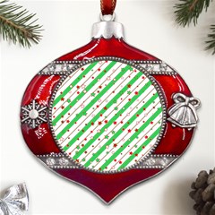 Christmas Paper Stars Pattern Texture Background Colorful Colors Seamless Metal Snowflake And Bell Red Ornament by Ket1n9