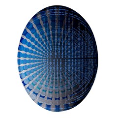 Data Computer Internet Online Oval Glass Fridge Magnet (4 Pack) by Ket1n9