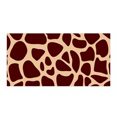 Animal Print Girraf Patterns Satin Wrap 35  X 70  by Ket1n9