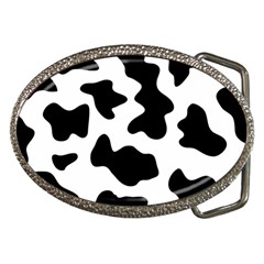 Animal Print Black And White Black Belt Buckles by Ket1n9