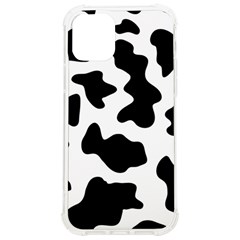 Animal Print Black And White Black Iphone 12/12 Pro Tpu Uv Print Case by Ket1n9