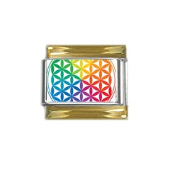 Heart Energy Medicine Gold Trim Italian Charm (9mm) by Ket1n9