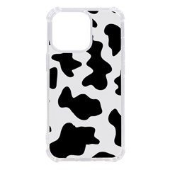 Animal Print Black And White Black Iphone 13 Pro Tpu Uv Print Case