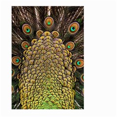 Peacock Feathers Wheel Plumage Large Garden Flag (two Sides) by Ket1n9