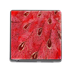 Red Peacock Floral Embroidered Long Qipao Traditional Chinese Cheongsam Mandarin Memory Card Reader (square 5 Slot) by Ket1n9