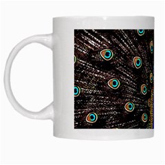 Peacock White Mug by Ket1n9