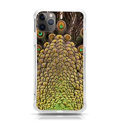 Peacock Feathers Wheel Plumage Iphone 11 Pro Max 6 5 Inch Tpu Uv Print Case by Ket1n9