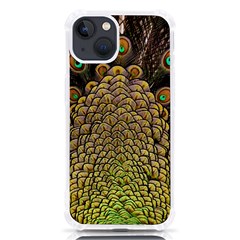 Peacock Feathers Wheel Plumage Iphone 13 Tpu Uv Print Case by Ket1n9