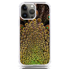 Peacock Feathers Wheel Plumage Iphone 13 Pro Max Tpu Uv Print Case by Ket1n9