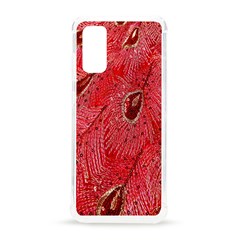 Red Peacock Floral Embroidered Long Qipao Traditional Chinese Cheongsam Mandarin Samsung Galaxy S20 6 2 Inch Tpu Uv Case by Ket1n9