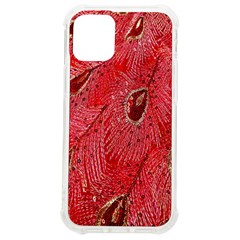 Red Peacock Floral Embroidered Long Qipao Traditional Chinese Cheongsam Mandarin Iphone 12 Mini Tpu Uv Print Case	 by Ket1n9