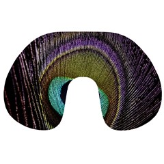 Peacock Feather Travel Neck Pillow by Ket1n9