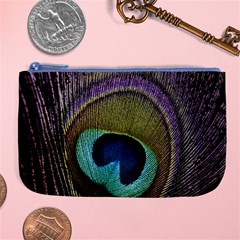 Peacock Feather Large Coin Purse by Ket1n9