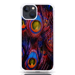 Pretty Peacock Feather Iphone 13 Tpu Uv Print Case by Ket1n9