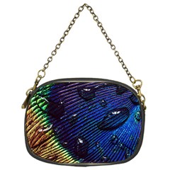 Peacock Feather Retina Mac Chain Purse (one Side) by Ket1n9