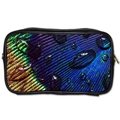 Peacock Feather Retina Mac Toiletries Bag (two Sides) by Ket1n9