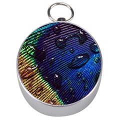 Peacock Feather Retina Mac Silver Compasses by Ket1n9