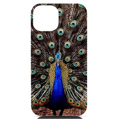 Peacock Iphone 14 Black Uv Print Case by Ket1n9