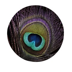 Peacock Feather Mini Round Pill Box (pack Of 5) by Ket1n9