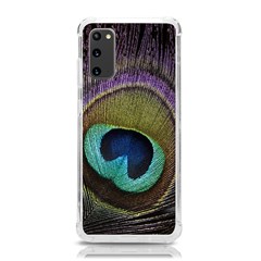 Peacock Feather Samsung Galaxy S20 6 2 Inch Tpu Uv Case by Ket1n9