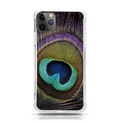 Peacock Feather Iphone 11 Pro Max 6 5 Inch Tpu Uv Print Case by Ket1n9