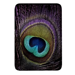 Peacock Feather Rectangular Glass Fridge Magnet (4 Pack) by Ket1n9