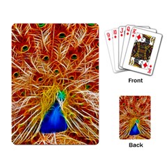 Fractal Peacock Art Playing Cards Single Design (rectangle) by Ket1n9