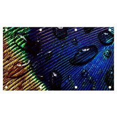 Peacock Feather Retina Mac Banner And Sign 7  X 4  by Ket1n9