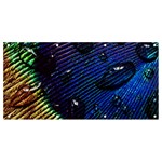 Peacock Feather Retina Mac Banner and Sign 8  x 4  Front