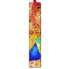 Fractal Peacock Art Large Book Marks by Ket1n9