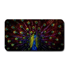 Beautiful Peacock Feather Medium Bar Mat by Ket1n9