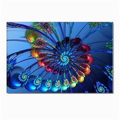 Top Peacock Feathers Postcards 5  X 7  (pkg Of 10) by Ket1n9