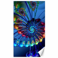 Top Peacock Feathers Canvas 40  X 72  by Ket1n9