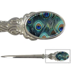 Feathers Art Peacock Sheets Patterns Letter Opener by Ket1n9