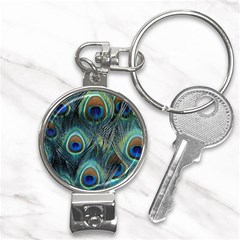 Feathers Art Peacock Sheets Patterns Nail Clippers Key Chain by Ket1n9