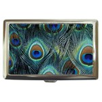 Feathers Art Peacock Sheets Patterns Cigarette Money Case Front