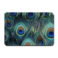 Feathers Art Peacock Sheets Patterns Small Doormat by Ket1n9